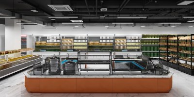 超市熟食区烤鸭架包子炉3D模型下载